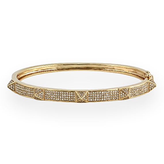 Anita Ko 14K Diamond Spike Bracelet - 14K Yellow Gold Link, Bracelets -  ANI21700 | The RealReal