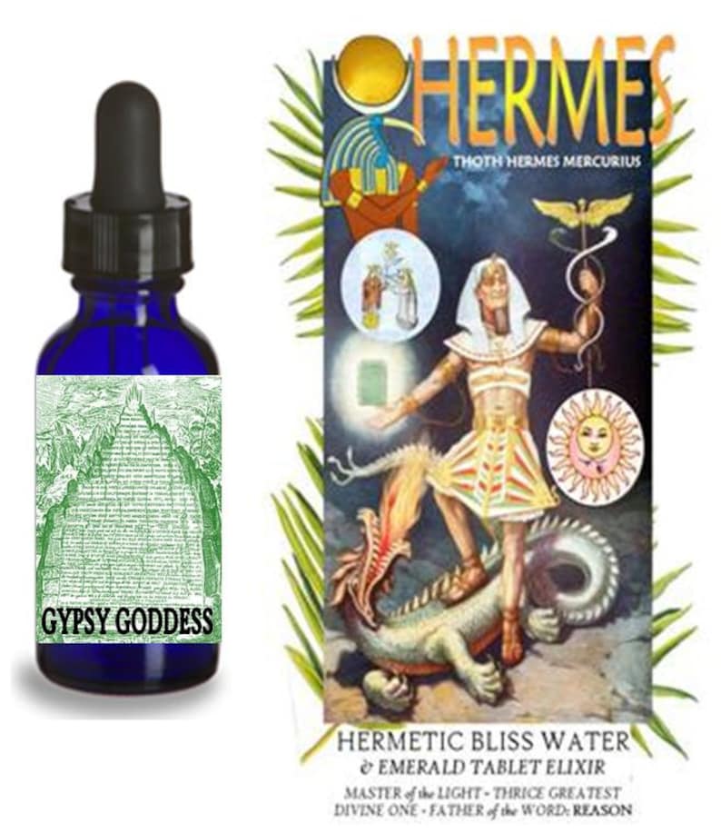 HERMES EMERALD TABLET Elixir by Gypsy Goddess Etsy