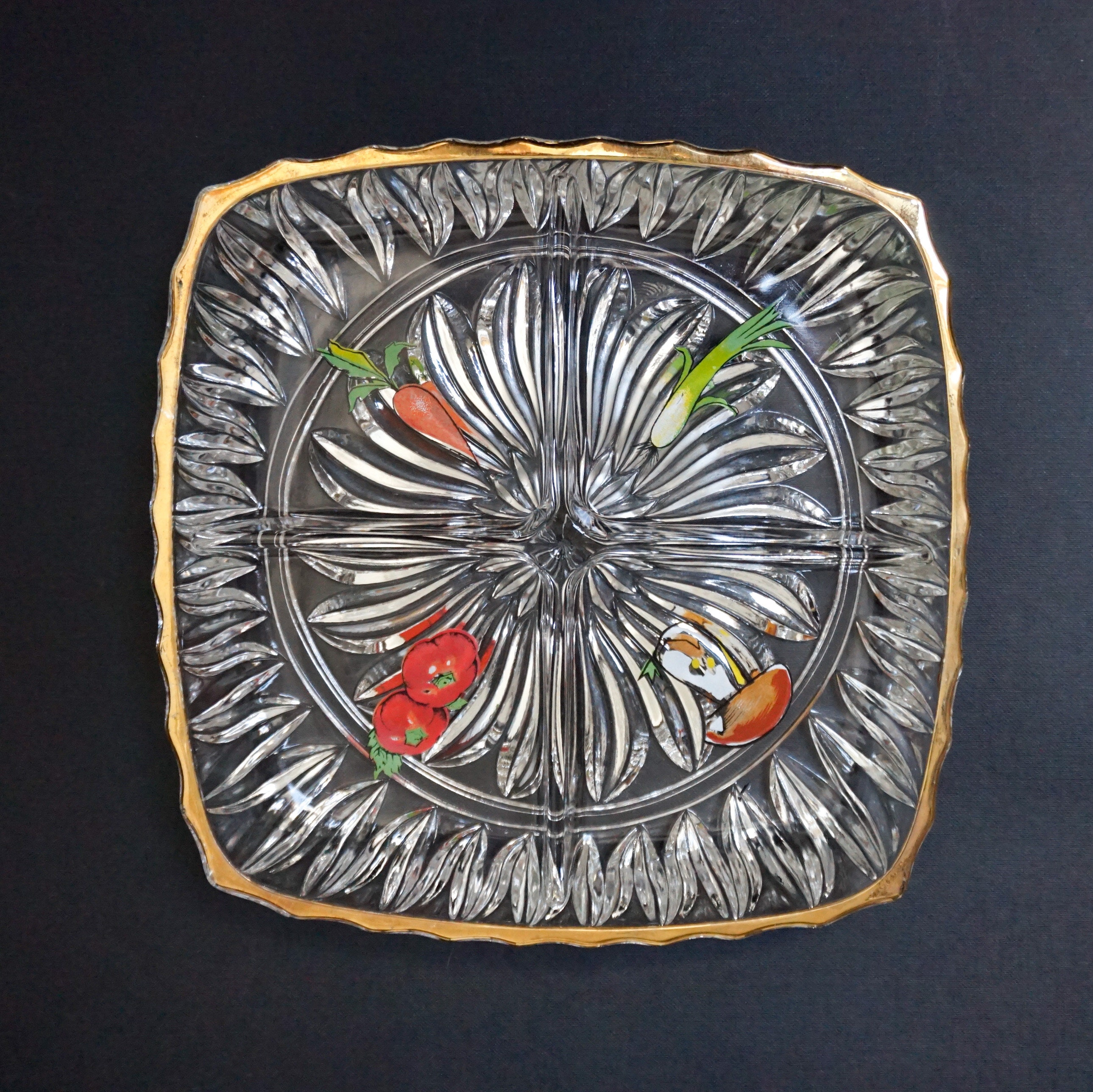 Large Glass Platter Etsy UK