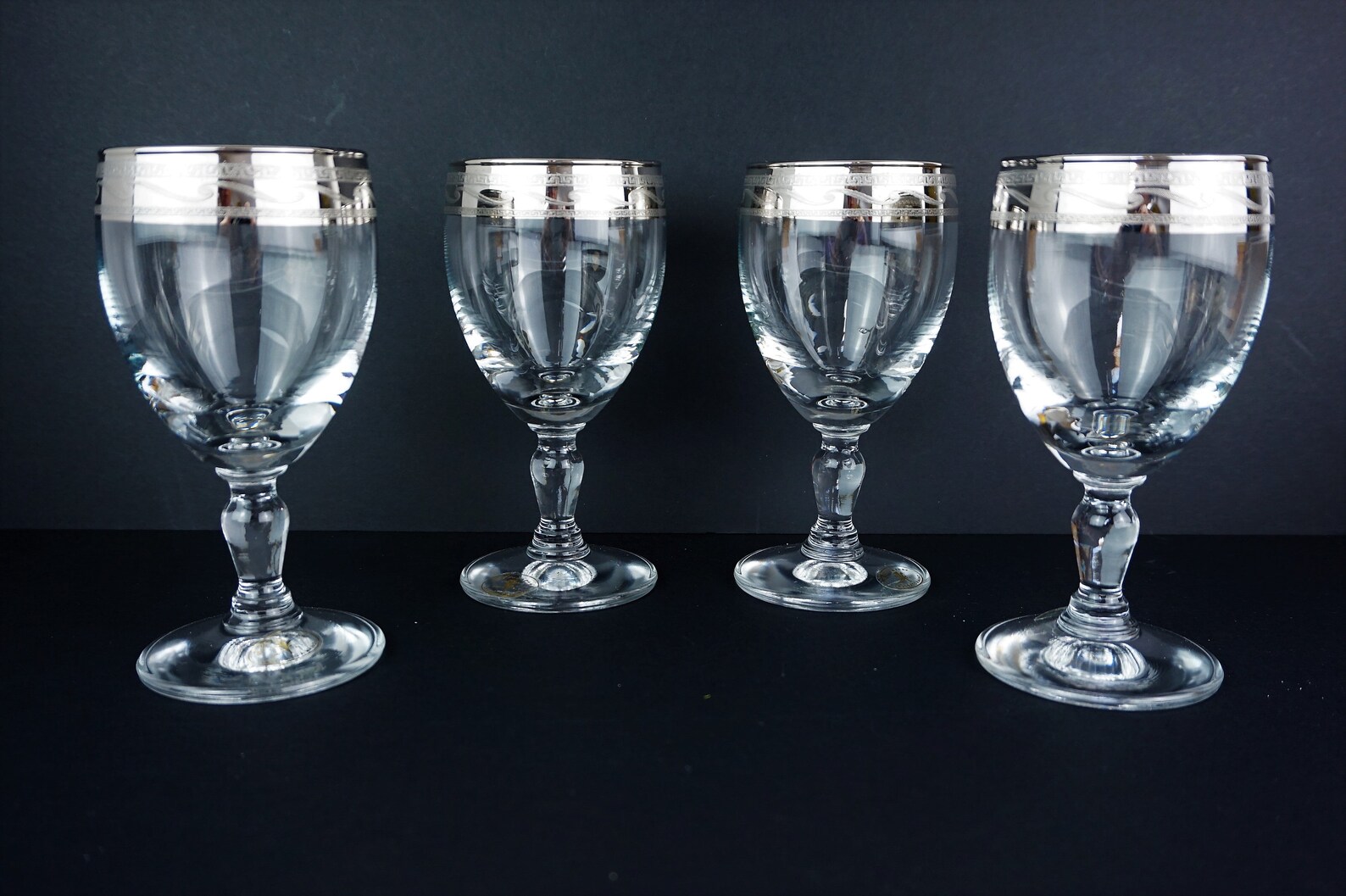 Beautiful Vintage Italian Wine Glasses // J Preziosi Lavorato Etsy