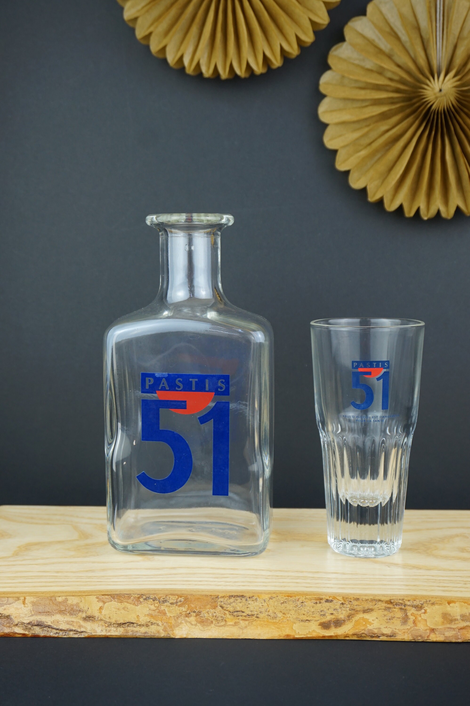 French Vintage Ricard Carafe Set // Water Carafes // French Etsy