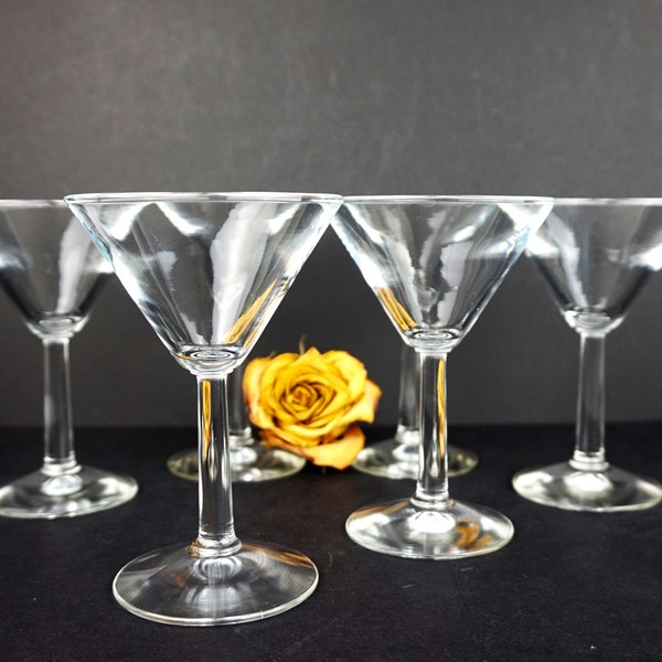 Fabulous Vintage Small Cocktail Glasses/ Martini Glasses // Durobor Cocktail Glasses // Vintage Glasses.