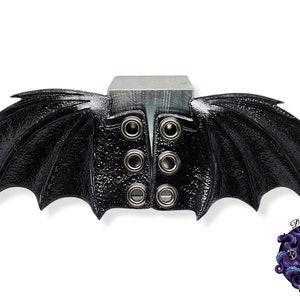 Bat wings, to attach on boots, or shoes, Leather Bat wings, to attach on boots, or shoes