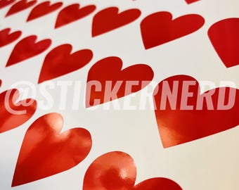 Heart Sticker Pack: 42 Vinyl Decals - JDM KDM Tuner