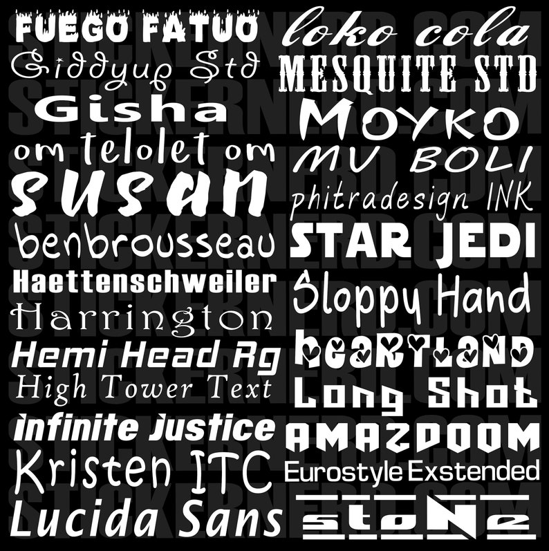 Custom Windshield Decals Word and Number Car Truck Window Custom Stickers Windshield Decal Custom Car Decal Company Name Decals Personalized