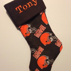 Fan Favorite - Custom Cleveland Browns Christmas Stocking