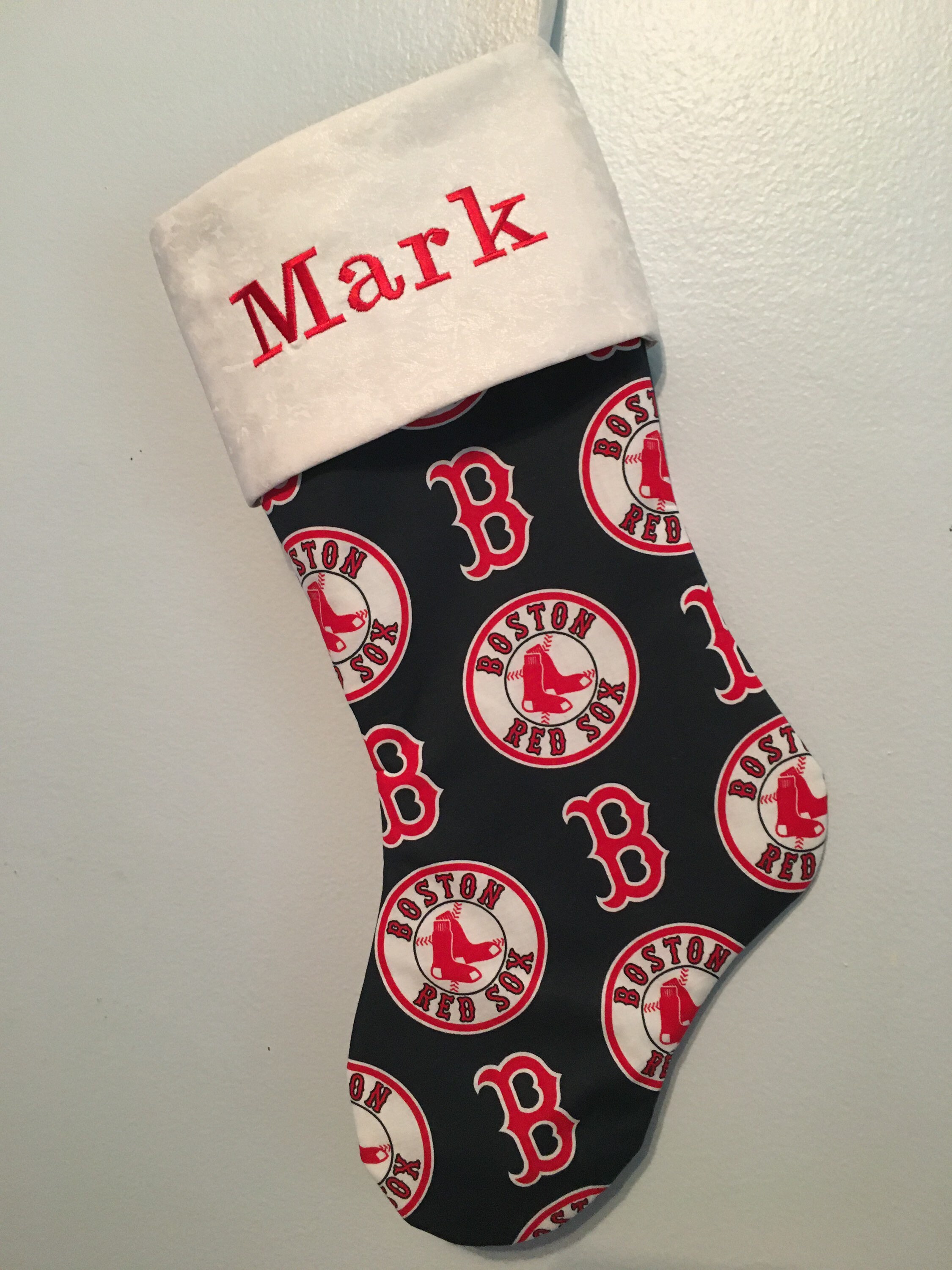 Red Sox Stocking - Etsy