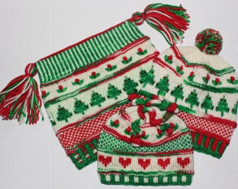 Mönster för den glada julhatten