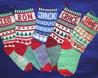 Pattern for Welcome to the Family Christmas Stocking