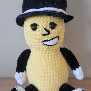 Mr Peanut Plush Toy - Etsy