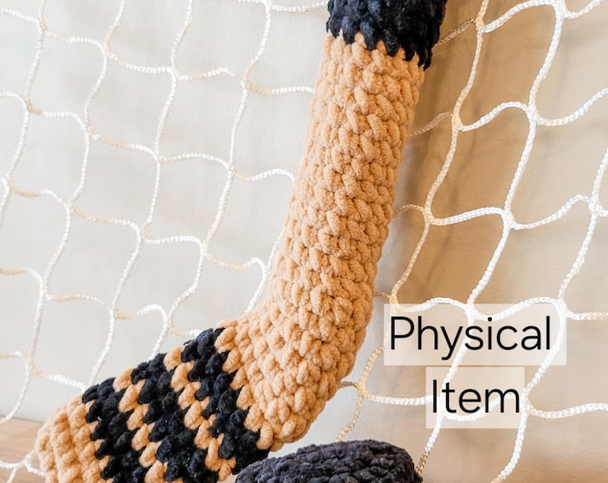 Plush Hockey Stick and Puck