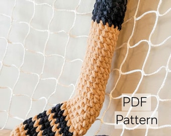 Hockey Stick and Puck Pattern