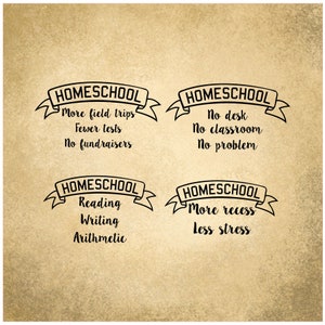 Paquete SVG de Homeschool
