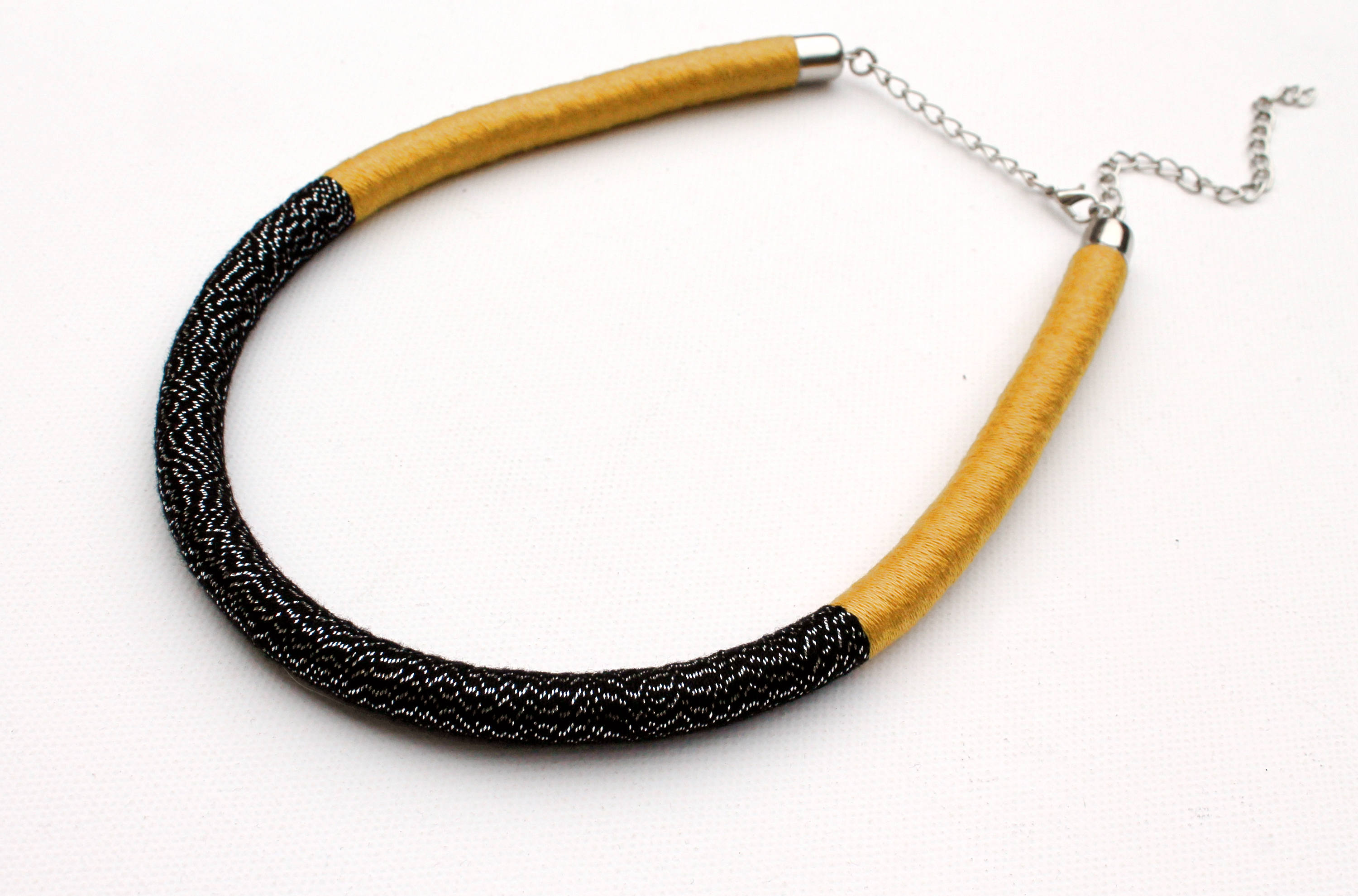 Rope jewelry/ rope necklace/ handmade/ modern Etsy