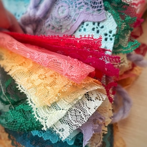 Ensemble mystère vintage arc-en-ciel pour scrapbooking, journal indésirable, travaux manuels