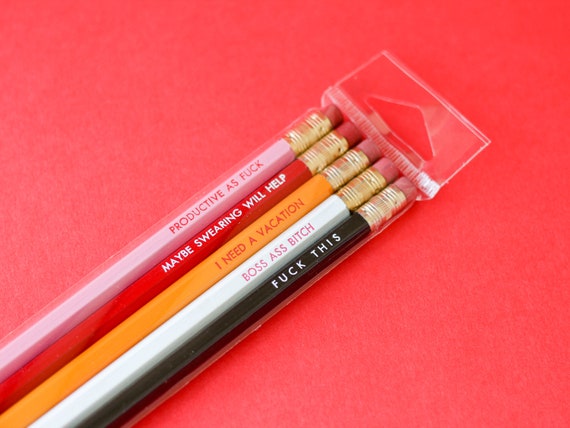 Sassy pencils from Etsy
