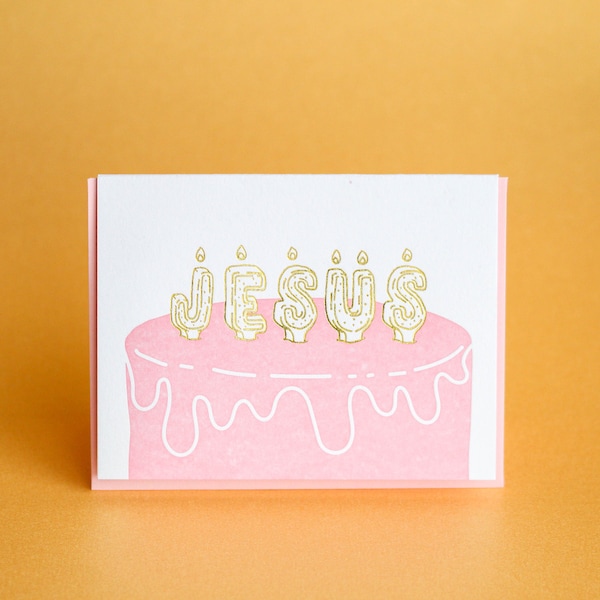 Jesus Birthday Folded Notecards