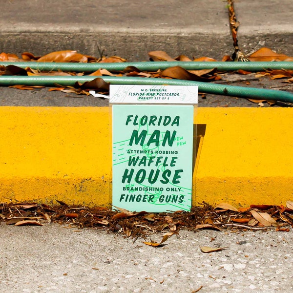 Florida Man Letterpress Postcard Set Vol. 2