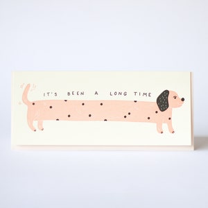 It's Been A Long Time Letterpress Greeting Card image 2