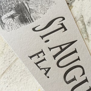 St. Augustine Letterpress Pennant image 3