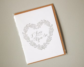 I Love You So Greeting Card