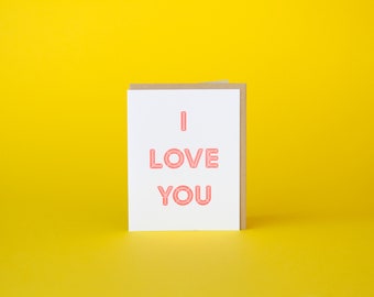 I Love You Greeting Card