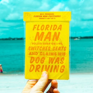 Florida Man, set di cartoline tipografiche, vol. 3