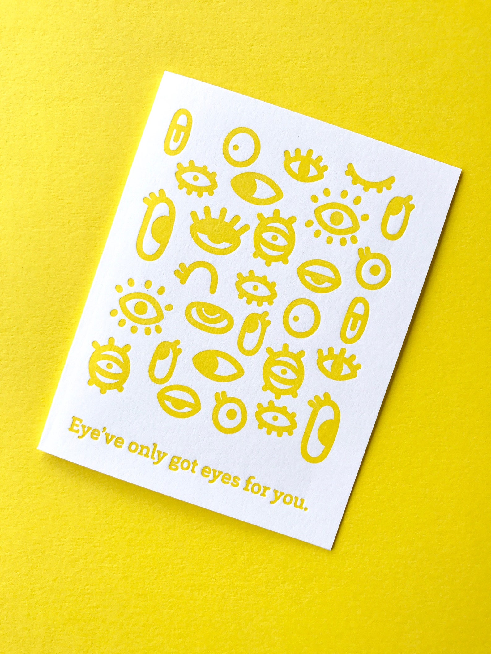 Eye've Only Got Eyes for You Greeting Card Etsy