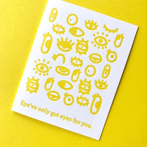Eye've Only Got Eyes for You Greeting Card - Etsy