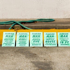 Florida Man Letterpress Postcard Set Vol. 2 image 4