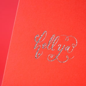 Carte de vœux Hell Ya Holographic Foil Stamp