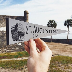 St. Augustine Letterpress Pennant image 1