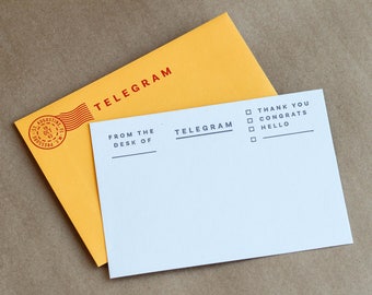 Telegram Notecards