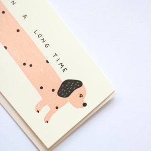 It's Been A Long Time Letterpress Greeting Card image 3