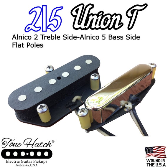 Tone Hatch Handwound Telecaster Pickups 25 Union Set Alnico 2 and