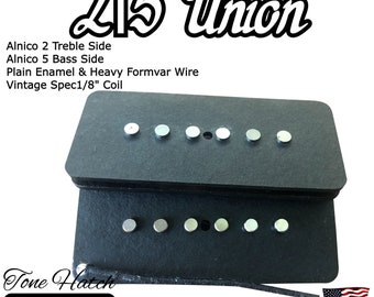 Tone Hatch Handwound 2|5 Union Alnico 2&5 Jazzmaster Guitar Pickups Set- A2 A5 Hand Wound-