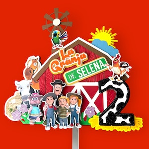 La Granja/Farm custom Birthday Cake Topper
