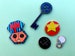 Coraline Enamel Pins + Accesories 