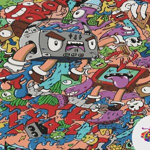 Printable Psychedelic Coloring Page | Digital | Instant Download