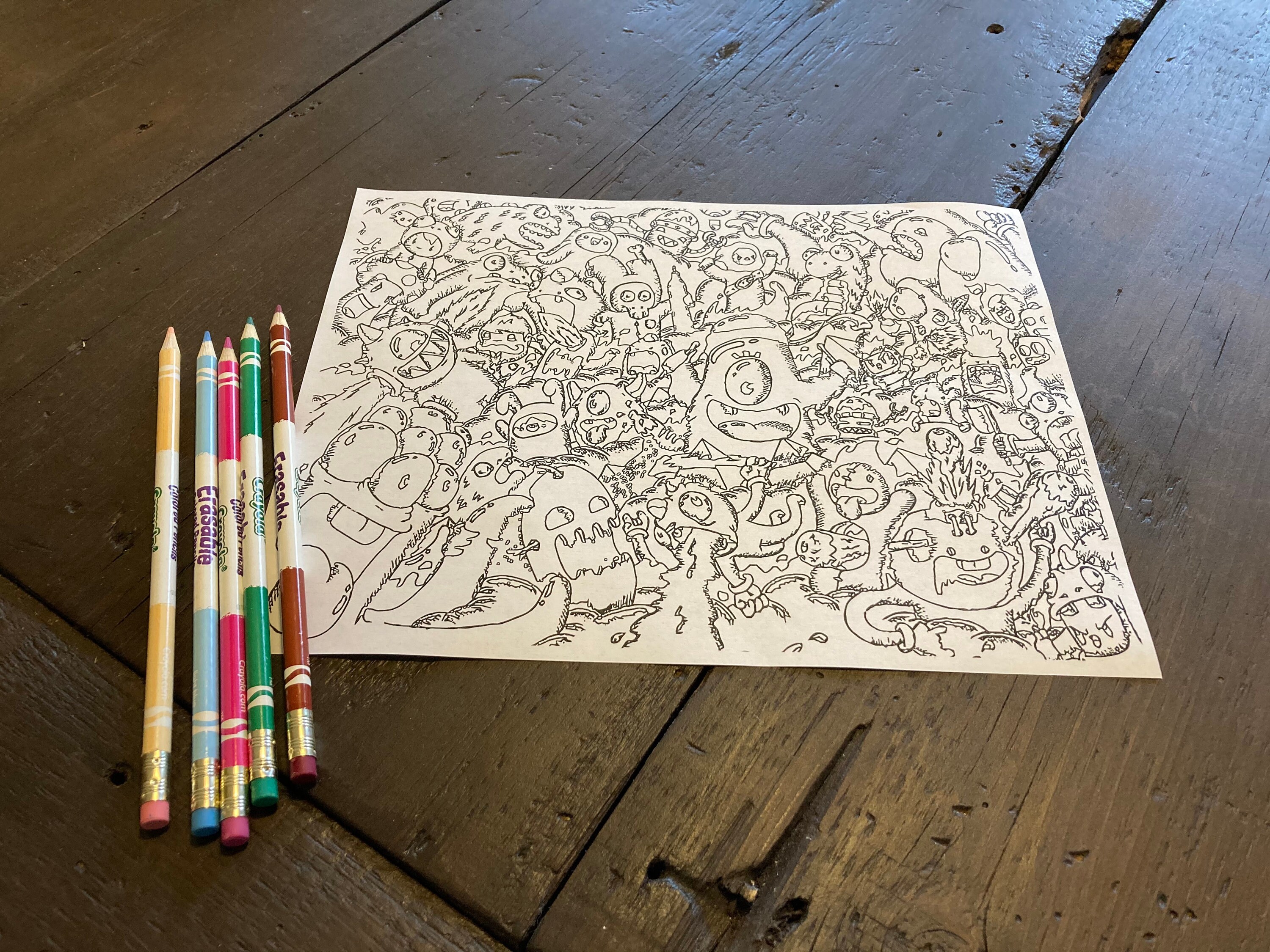 Printable Psychedelic Coloring Page Digital Instant Download - Etsy