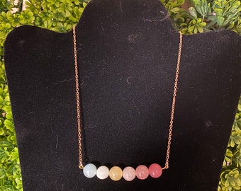 Colorful chain necklace
