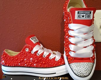 converse shoes with pearls