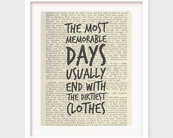 Laundry Room Quote Print, Dirty Clothes Art (Instant Download)