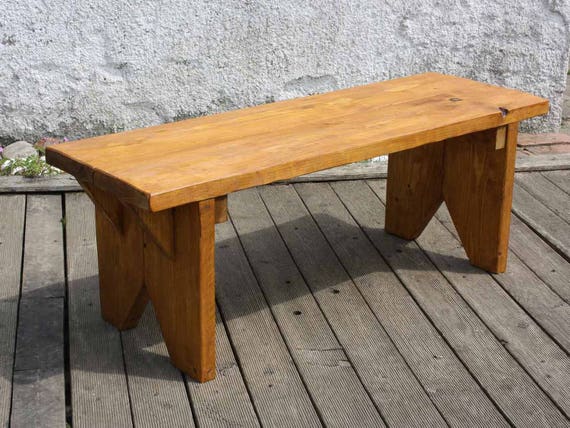 Opas Wooden Bench 98 Cm Bench Bench Bench Bench Flower Bench Etsy