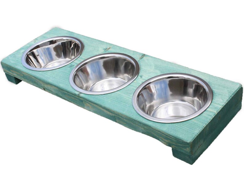 Bowl Fressnapf Cat Dish 3 Feeding Station Dish Stand Pet Bowl Etsy
