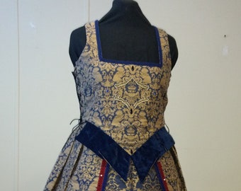 Elizabethan Noble Gown in Designer Fabric