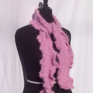 CLEARANCE Romantic Ruffles Scarf in Raspberry Pink FREE SHIPPING - Etsy