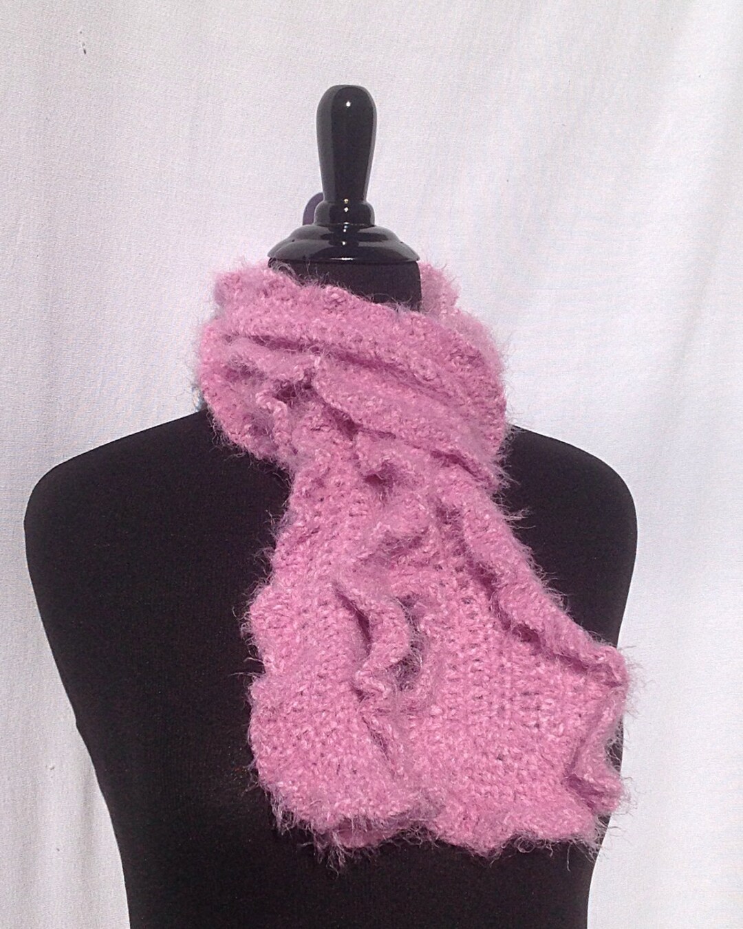 CLEARANCE Romantic Ruffles Scarf in Raspberry Pink FREE SHIPPING - Etsy