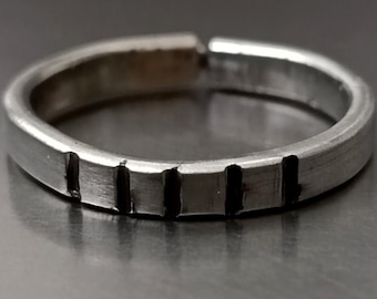 Bague en titane, bague en titane mat, moderne et élégante, bague en titane large, bague en titane minimaliste, bague d'anniversaire, bague de mariage, pour hommes et femmes