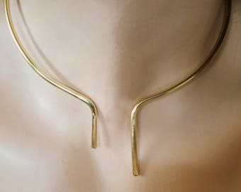 Choker ,Gold - Silver  Dainty Choker Necklace ,Minimal Chic Choker Necklace